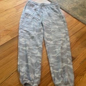 Athlete girl sweatpants
